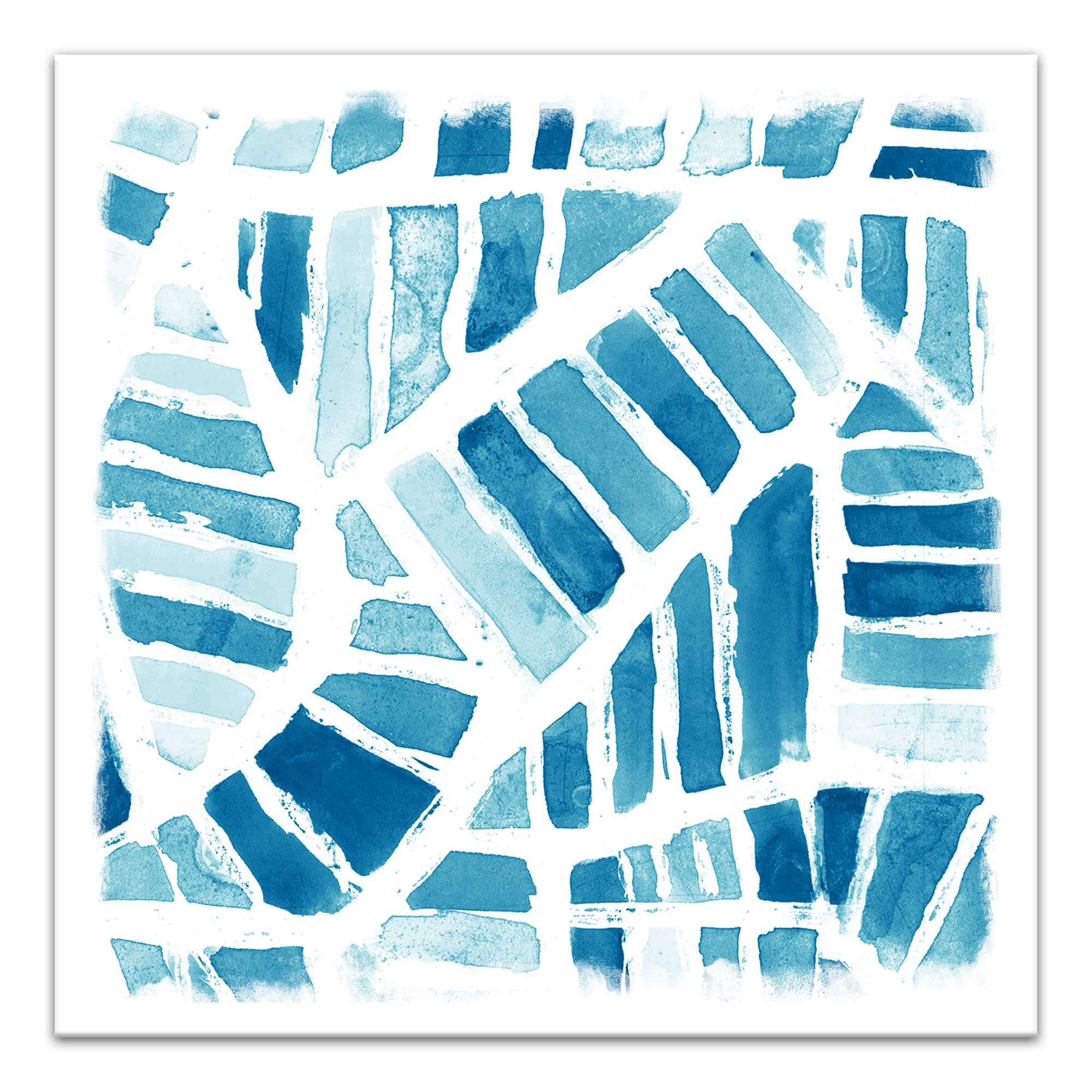 Seaside Abstract 16" x 16" Canvas Wall Art